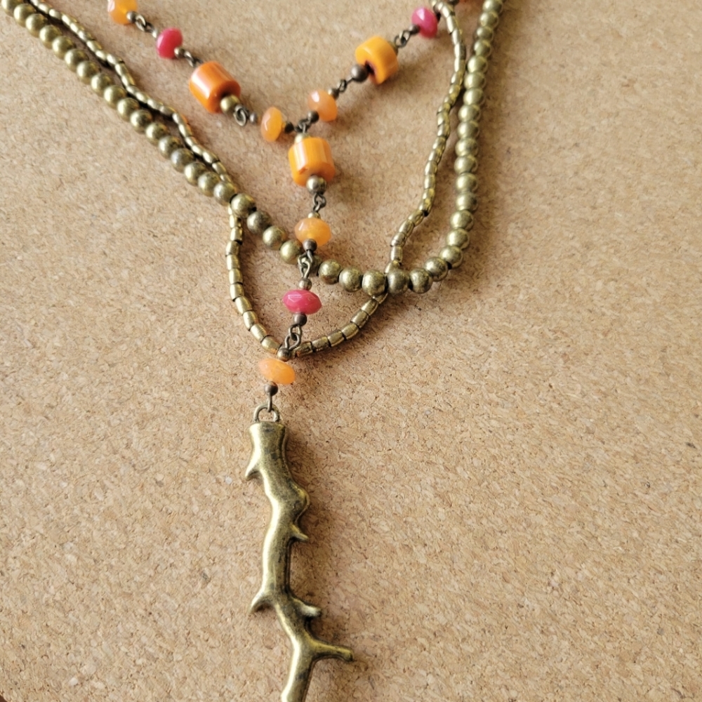 Necklace multiple layers